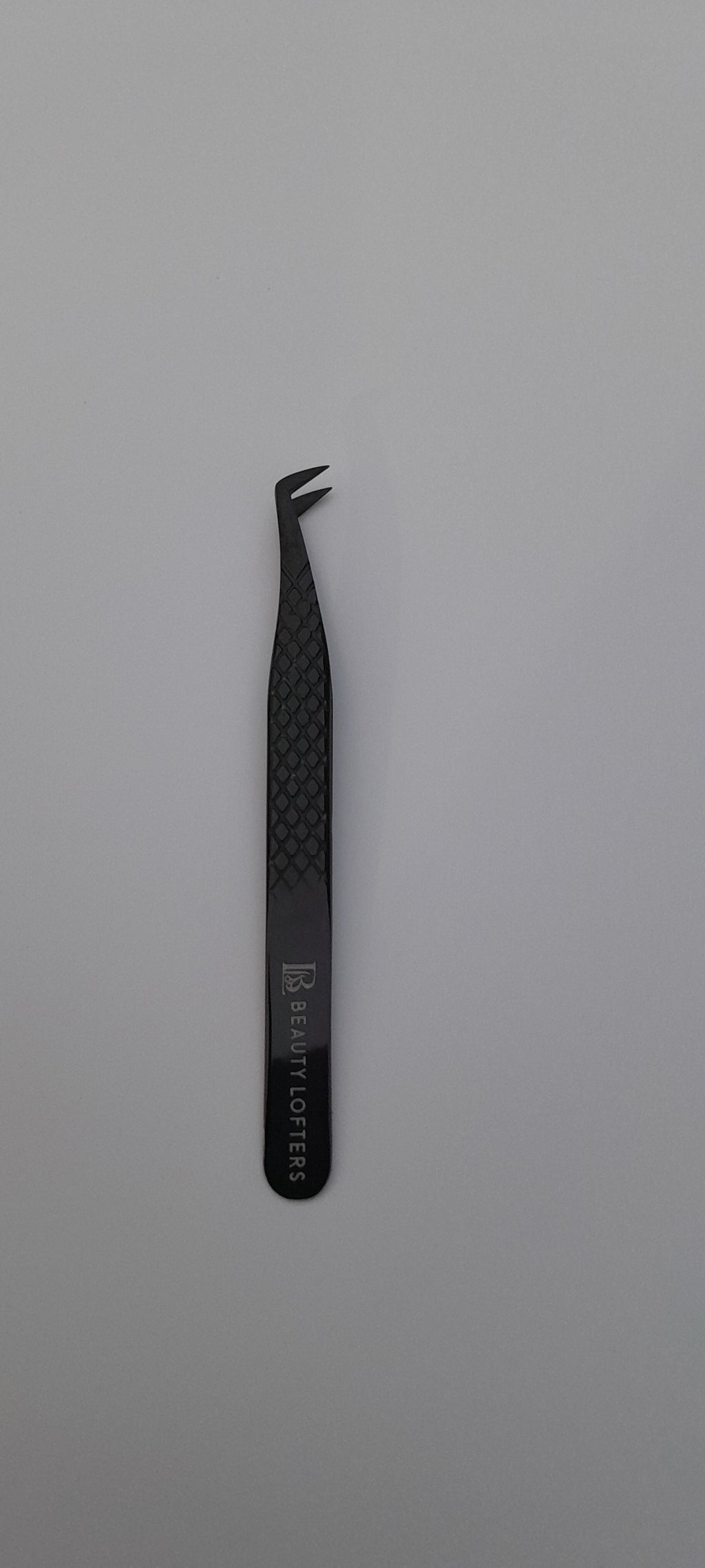 Beauty Lofters plasma black boot tweezer, front view