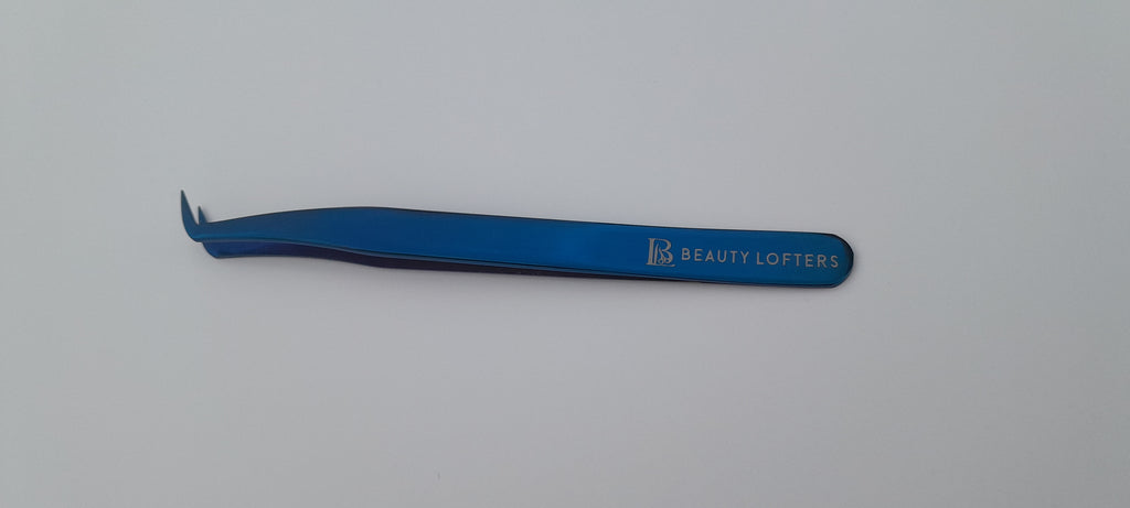 Beauty Lofters Plasma Blue Boot Tweezer - Front View