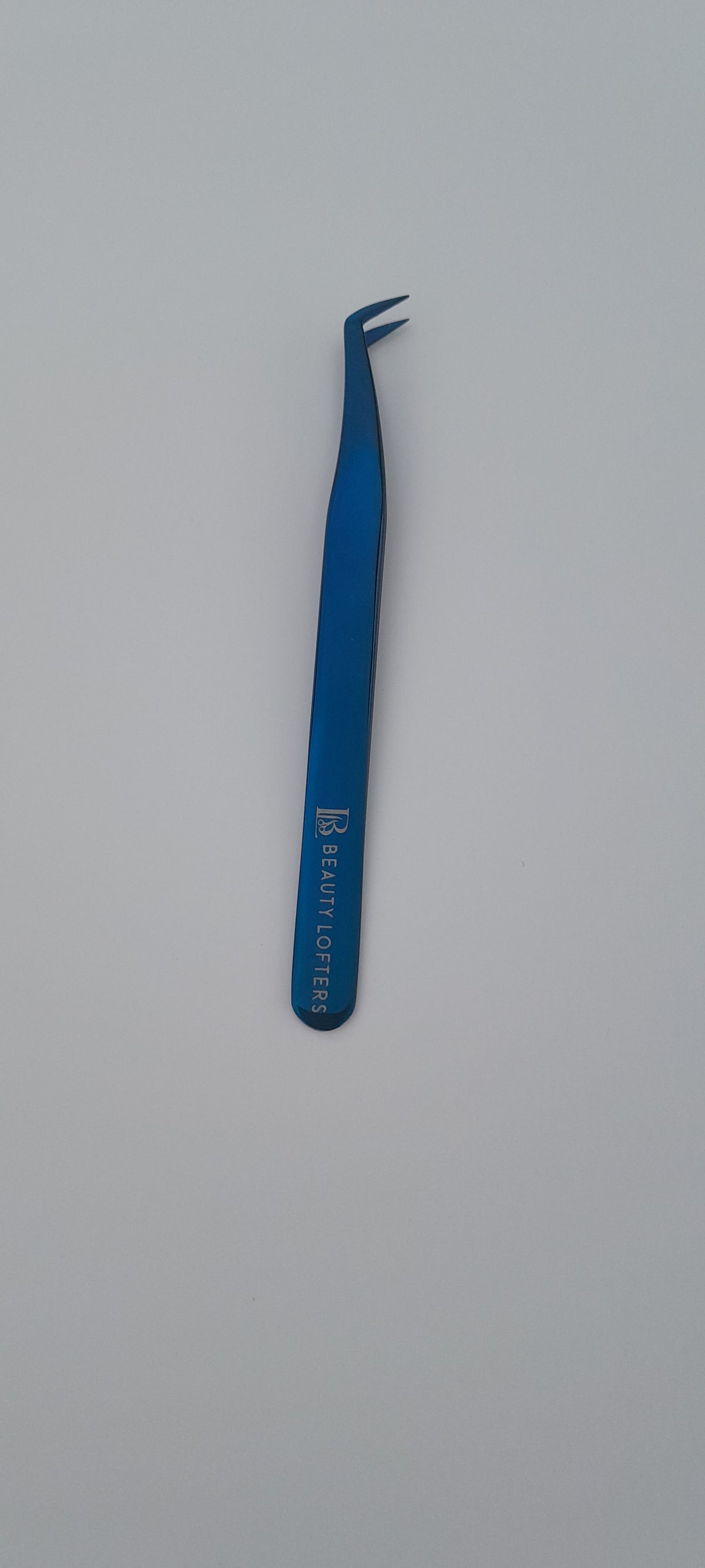 Beauty Lofters Plasma Blue Boot Tweezer - With Lashes